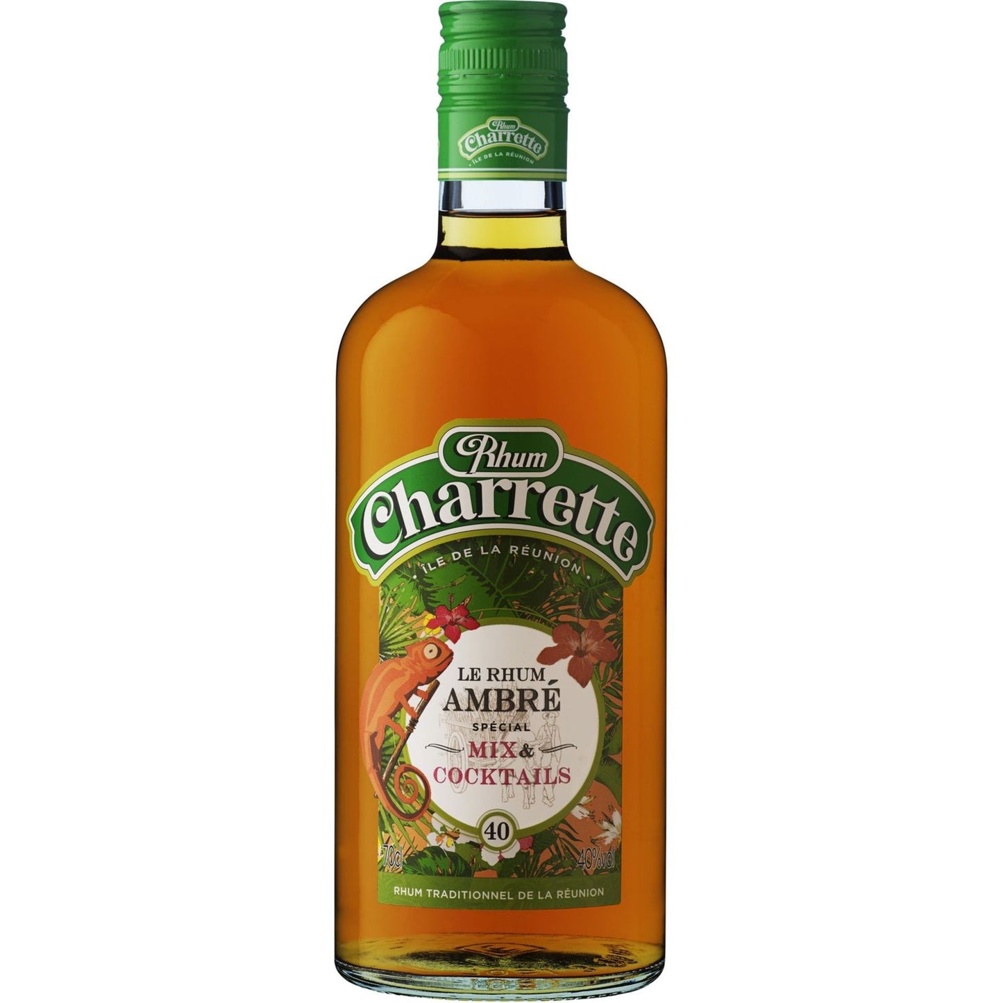Rhum Charrette Ambré Mix & Cocktails 40° 70cl