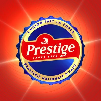 Bière prestige - Prestige beer - Haïtienne Bte verre 33 cl