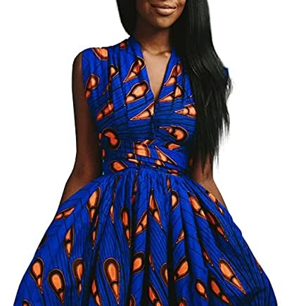 Robe Imprimée Wax Grandes tailles