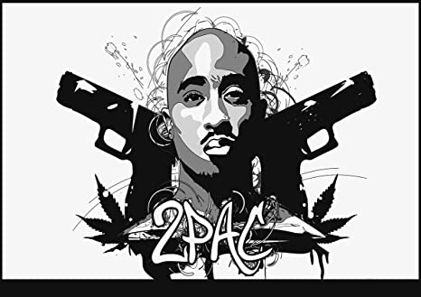 Tee-shirt customisé Tupac