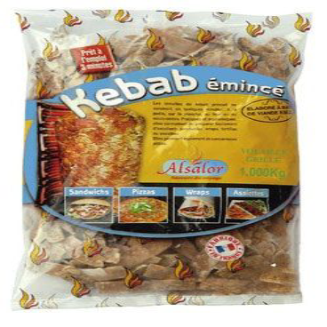 Émincé kebab volaille Halal 1 kg