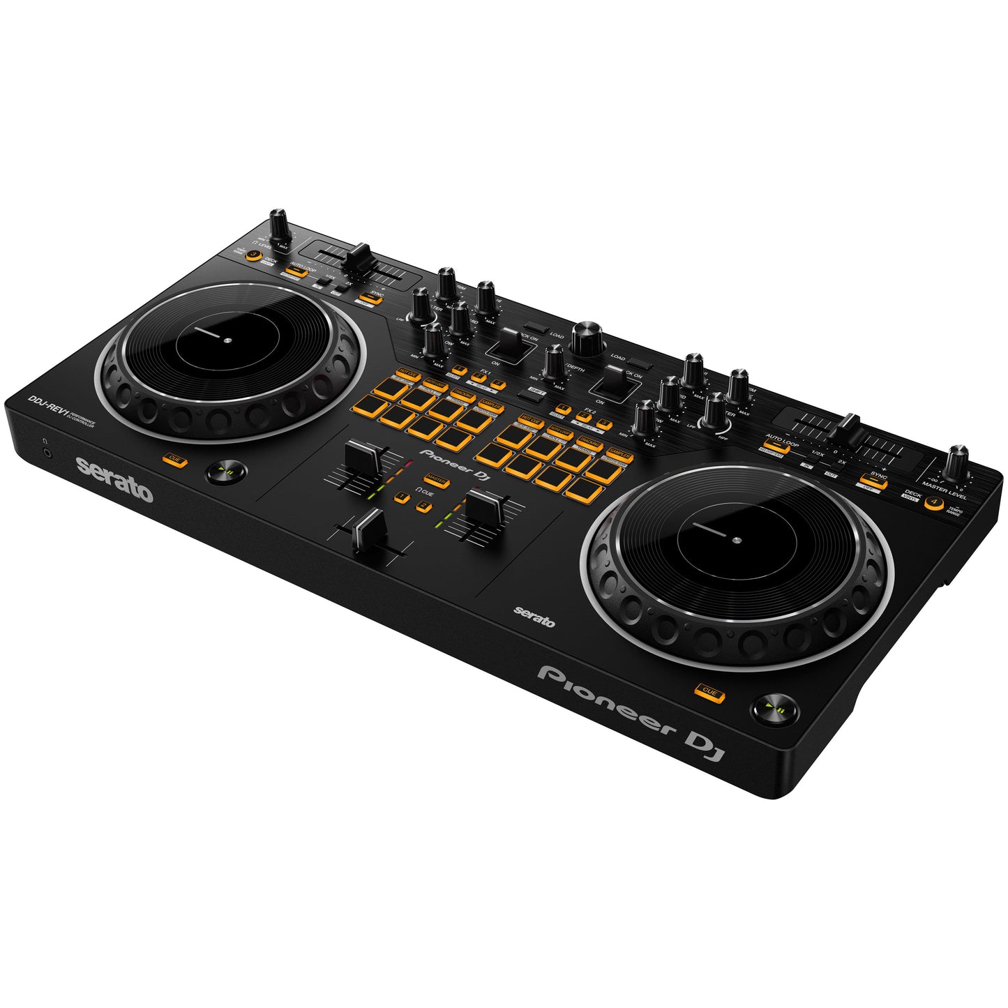 Le DDJ-REV1 de Pioneer DJ est un contrôleur spécialement conçu pour Serato DJ Lite. Une partie mixeur étudier pour obtenir un format Battle, scratch.