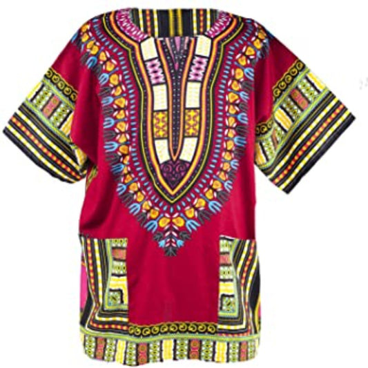 Tee-Shirt Dashiki Traditionnelle Africaine Hippy