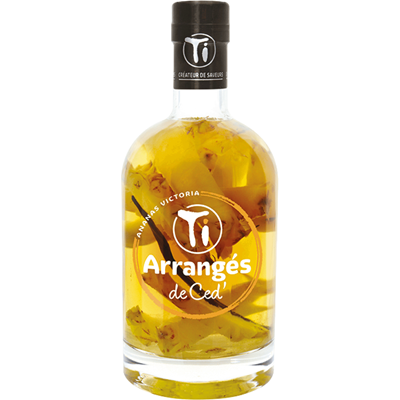 Rhum arrangé ananas Victoria 32° 450 cl Ti Cèd