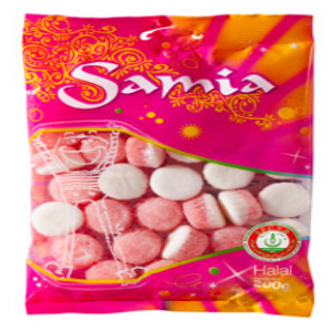 Bonbons halal fraise kiss SAMIA 200g - Super U, Hyper U, U Express 