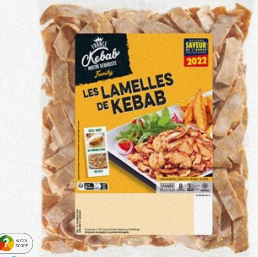 Émincé kebab volaille 1 kg