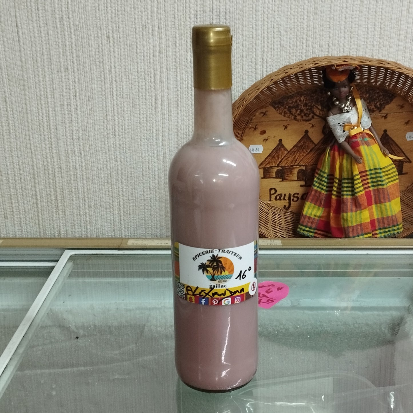Crème de rhum Alexandra Artisanal 18°