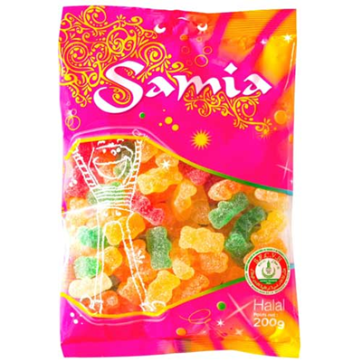 Bonbons Oursons gélifiés 200 g halal Samia