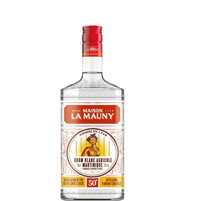 Rhum La Mauny blanc 50° 1 L
