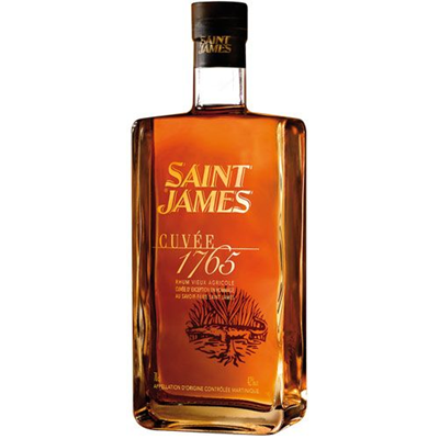 Rhum Saint James Cuvée 1765, rhum vieux agricole AOC 70cl 42°