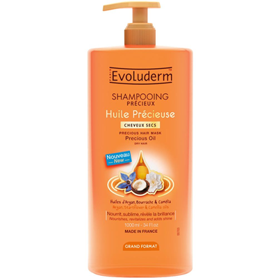 Shampooing huile précieuse 1 L Evoluderm
