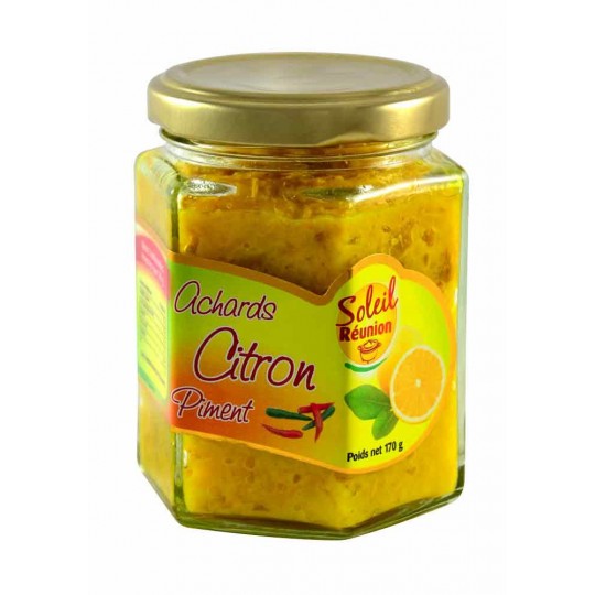 Achards citron Soleil Réunion 170g