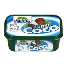 Bac de glaces Super coco 1L Paradis des glaces