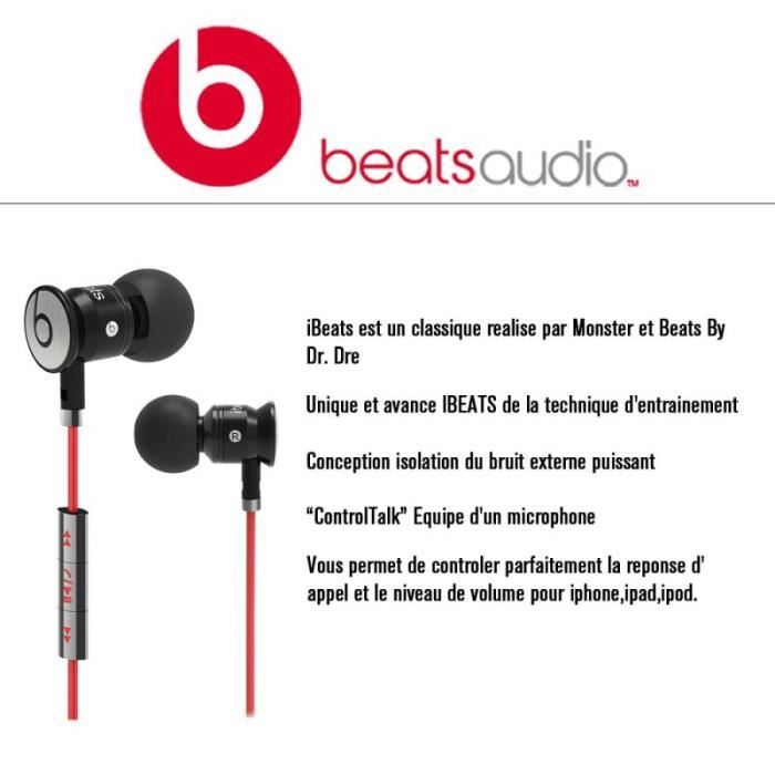 Ecouteurs Beats by Dr. Dre Urbeats Écouteurs Intra-Auriculaires, Noir