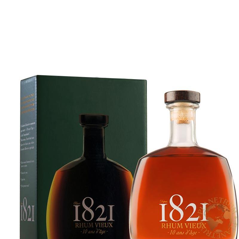 Rhum hors d'âges BELLEVUE - 6ans- CARAFE 1821 - 70CL - 45°