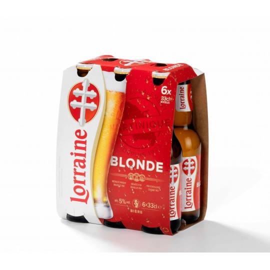 Bière blonde Lorraine 6X33cl