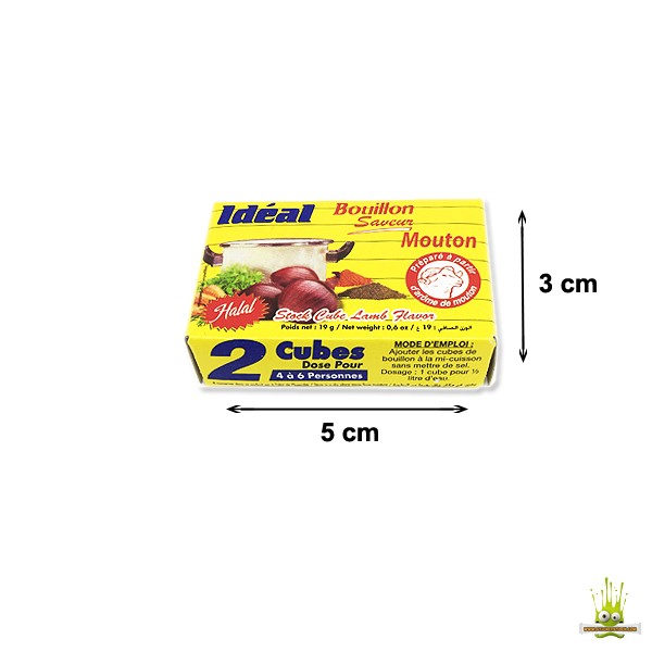 Bouillon de mouton Halal 24 x étui 450 g