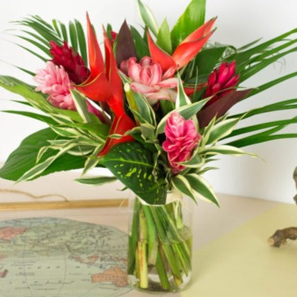 Bouquet de fleurs Saint-Valentin