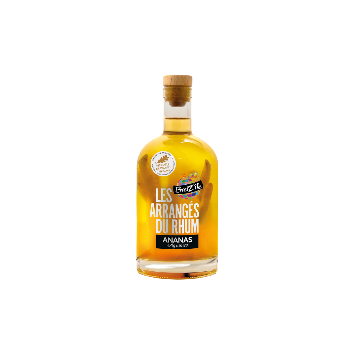 Rhum arrangé Breiz'île Ananas Orange 70cl 23°