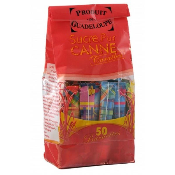 Sucre pure canne 50 bûchettes guadeloupe