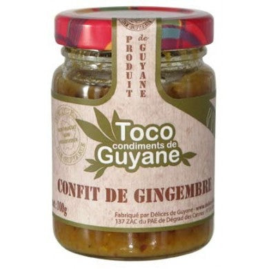 Confit de gingembre Toco 100g