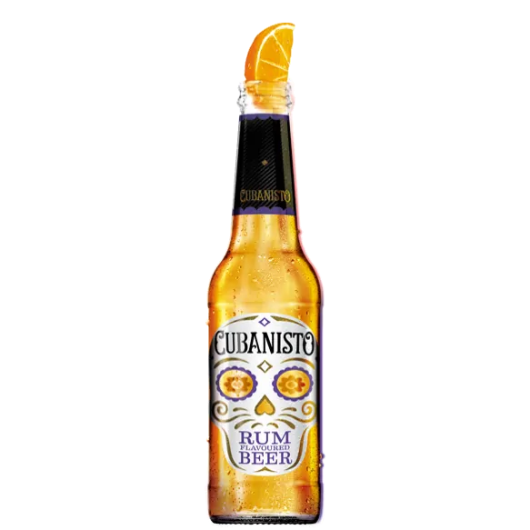 Bière blonde au rhum 5.8° 33 cl Cubanisto