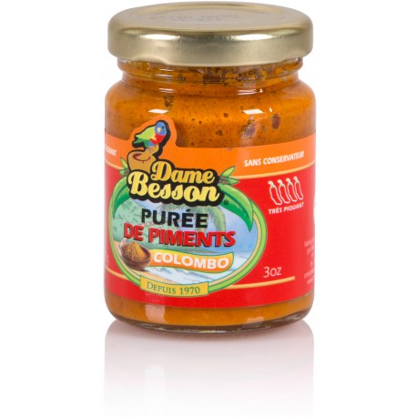Purée de piments colombo 90g DAME BESSON