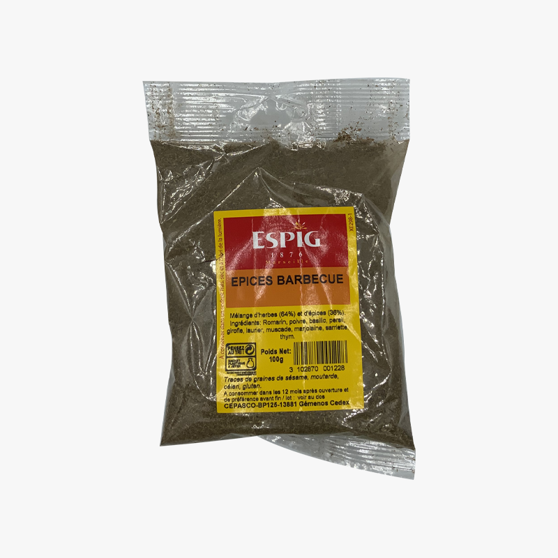 Epices BBQ sachet de 100g ESPIG