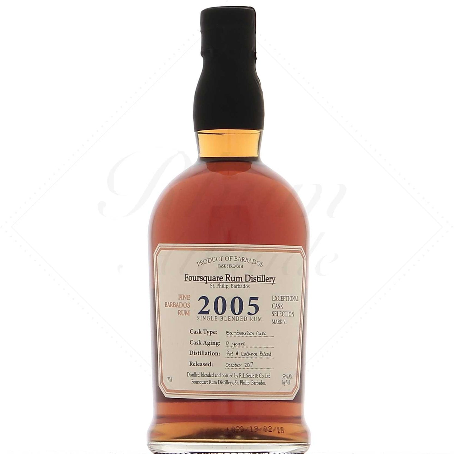 Rhum ESPRIT - Foursquare Cask Strength 2005 59°