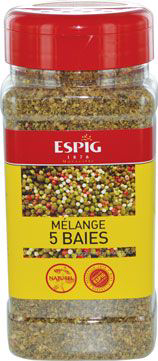 Mélange 5 baies 220 G Espig