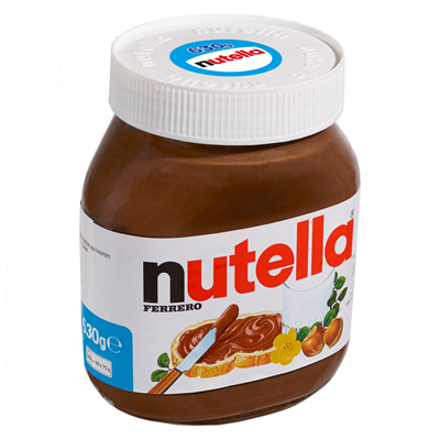 Pâte à tartiner aux noisettes pot 630 g Nutella