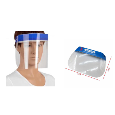 Visière de protection plexiglas