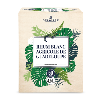 Rhum Blanc Agricole Delaitre 50° Guadeloupe