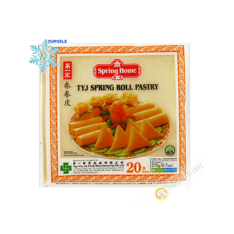 Crêpes Pour Nems Et Samoussas 215mm 20 feuilles- Spring Home