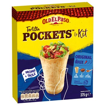 Kit Tortilla pocket Old el Paso x4 - 375g