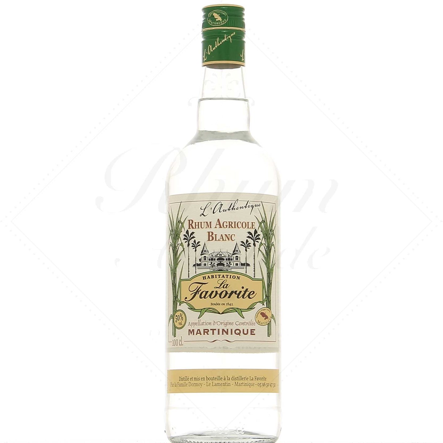 Rhum agricole blanc La Favorite 50° 1L