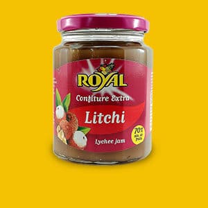 Confiture arôme Litchi Royal 330g