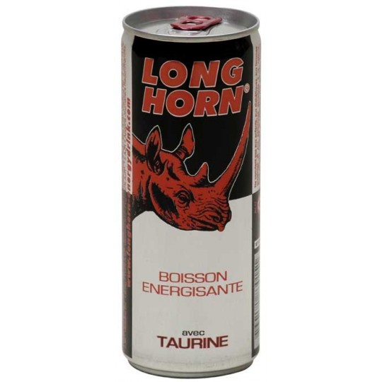 Boisson Long Horn avec taurine 25cl