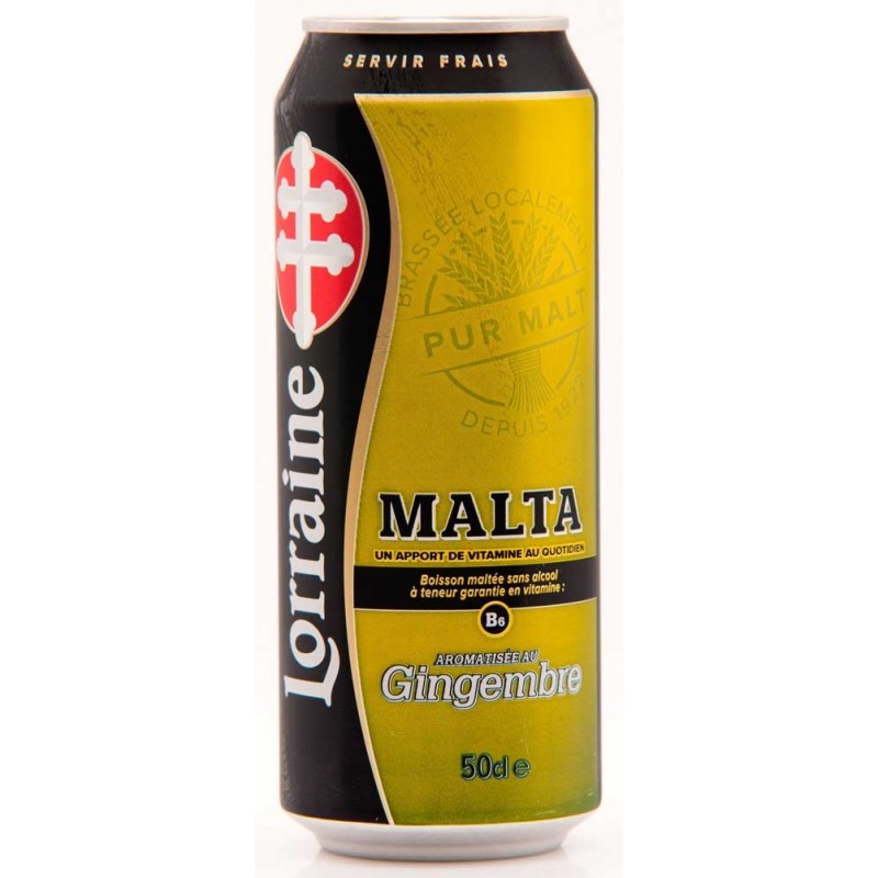 Malta Lorraine gingembre 50cl Martinique