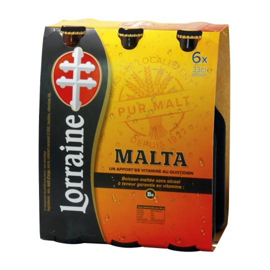 Malta bouteille 33cl Lorraine pack