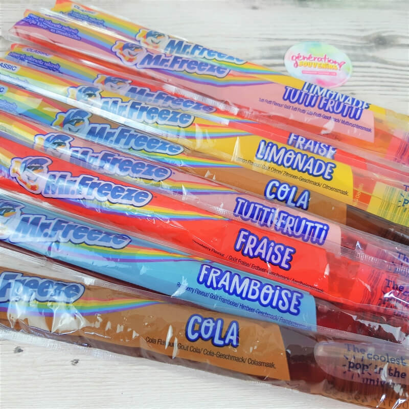 Sucettes à glacer Classic goûts assortis MR FREEZE