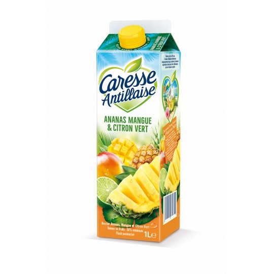 Nectar ananas mangue & citron vert Caresse Antillaise