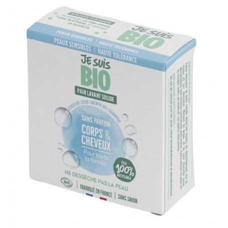 Pain lavant famille CORPS & CHEVEUX formule neutre BIO 110g