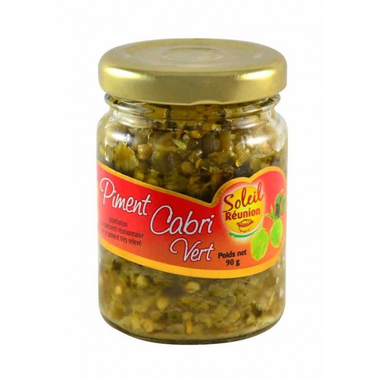 Pâte de piment cabri vert Soleil Réunion 90g