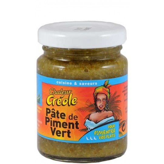 Pâte de piment vert Chaleur Créole 90g