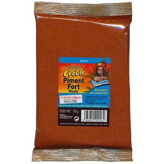 Piment fort sachet chaleur créole 100G