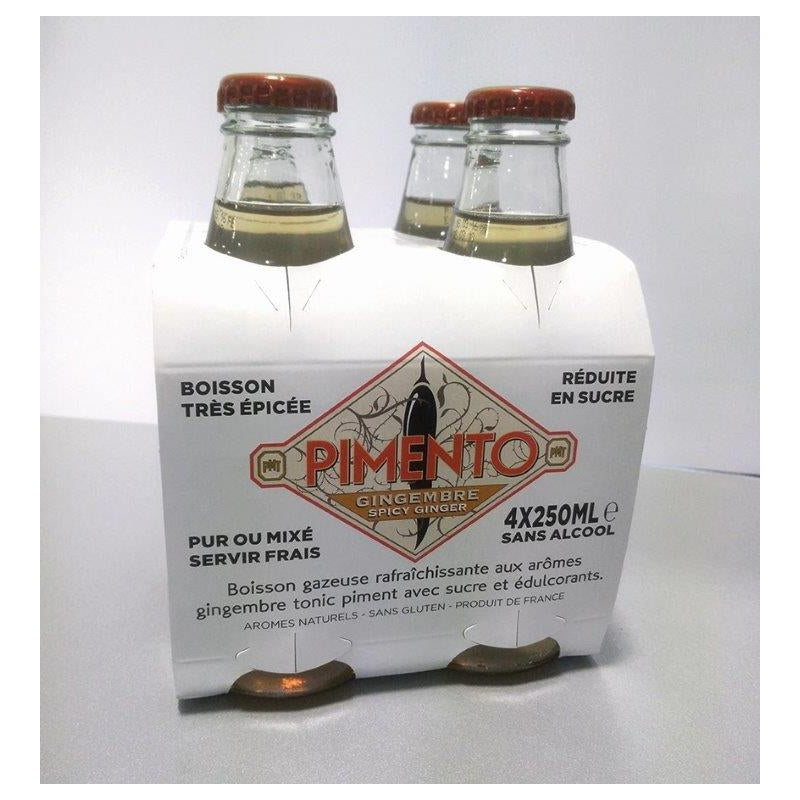 Pimento Ginger Beer boisson gazeuse pack 4x25 cl
