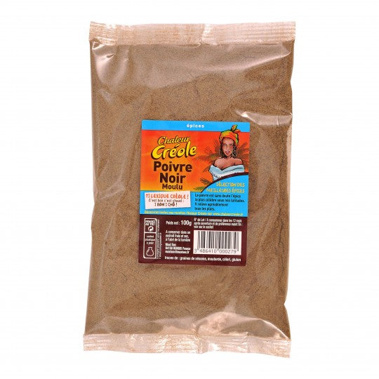 Poivre noir moulu Chaleur Créole 100g