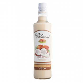 Punch Clément - punch coco 18° 70cl