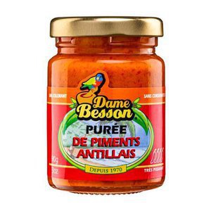 Purée de piment antillais 90g Dame Besson
